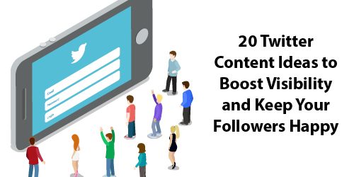 20 Twitter Content Ideas to Boost Visibility 20 Twitter Content Ideas to Boost Visibility | CroydonGate Plymouth Meeting