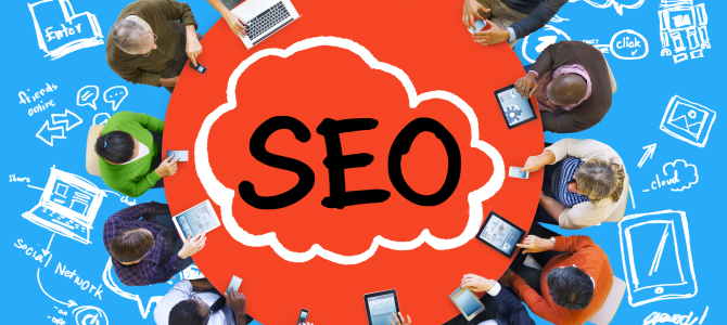 Search Engine Optimization Business Strategy Marketing Concept